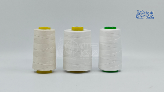100% Cotton Thread and Its Three White Colors: Raw White, Semi-Bleached, and Bleached