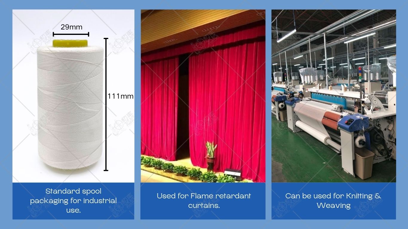 100% FR Polyester Fire Resistant Thread