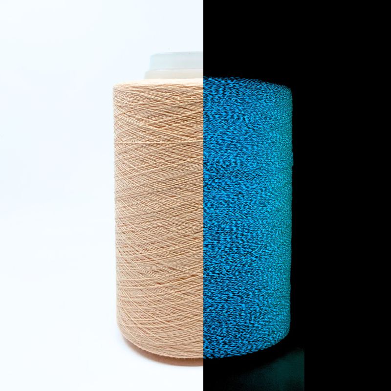 32S/2 Glow in the Dark Spun Knitting Yarn