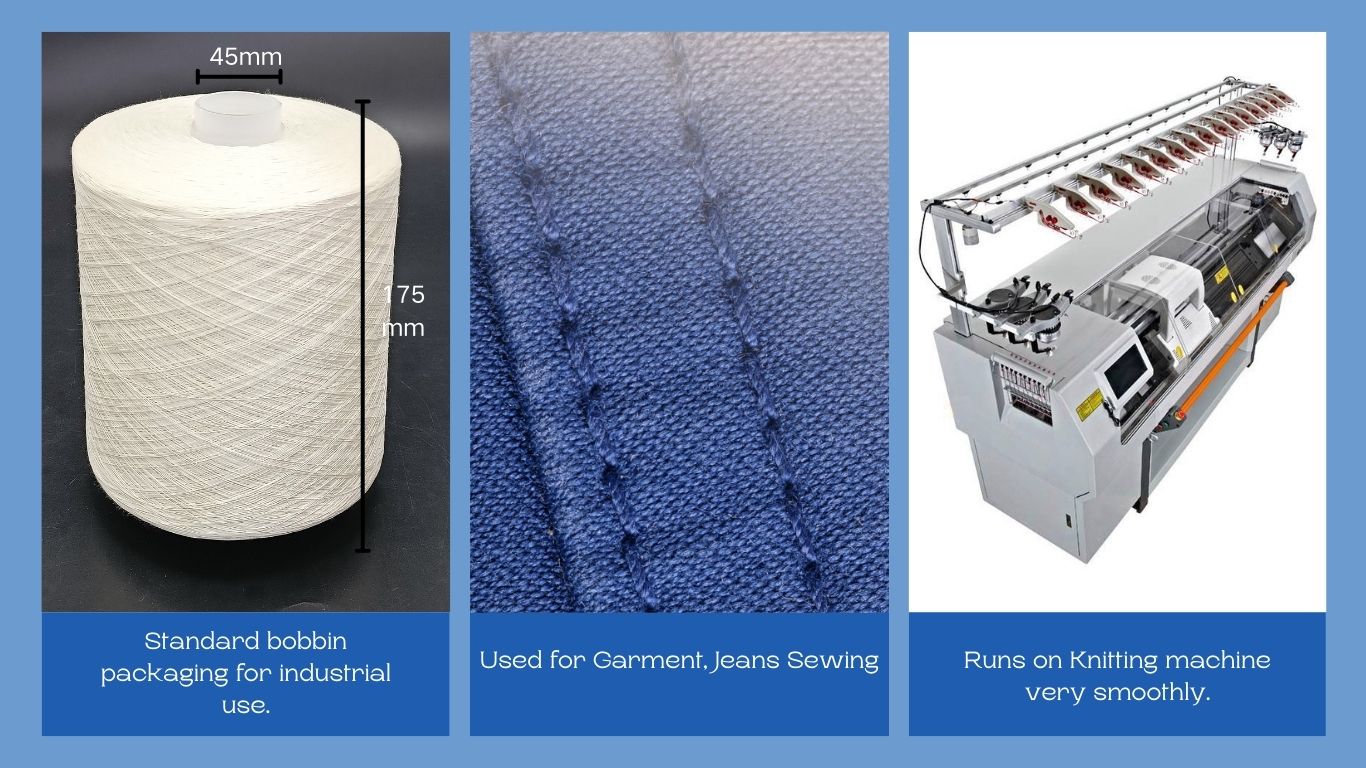 Fil filé à noyau polypoly (échantillon)