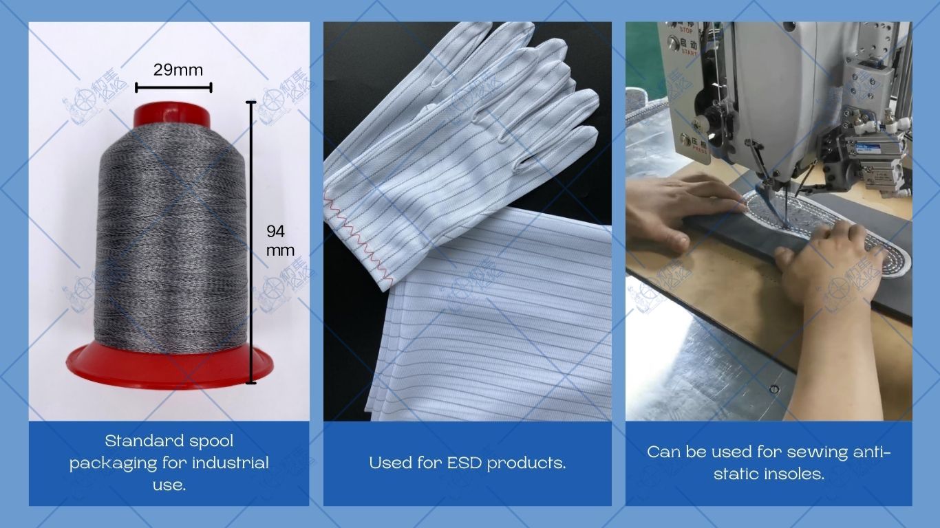 Anti Static Carbon Graphene Thread