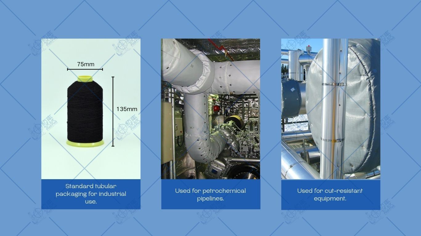 Aramid Wrapped Steel Wire Sewing Thread