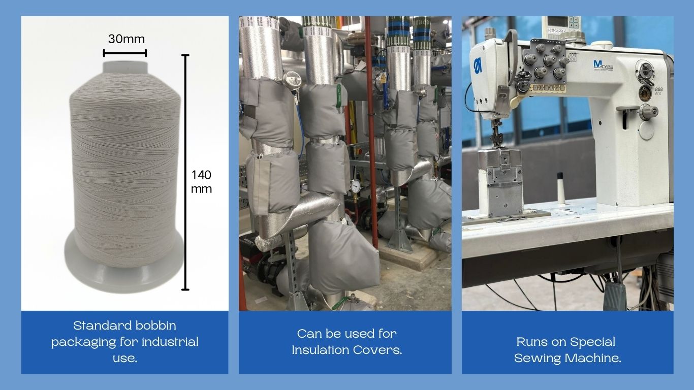 Cotton Wrapped Steel Wire Sewing Thread