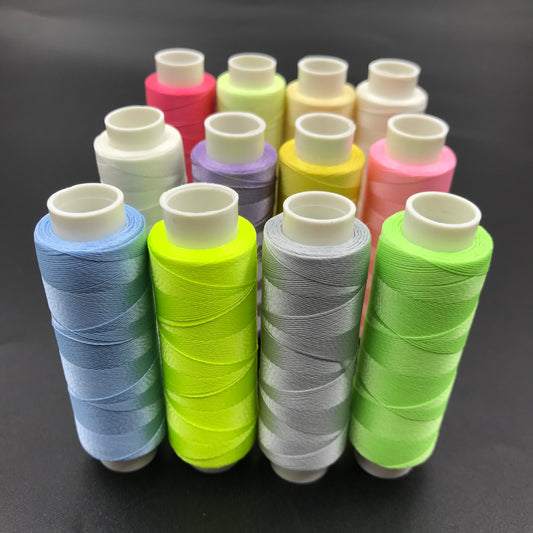 Luminous fluorescent Embroidery Thread Kit (Custom label supported)