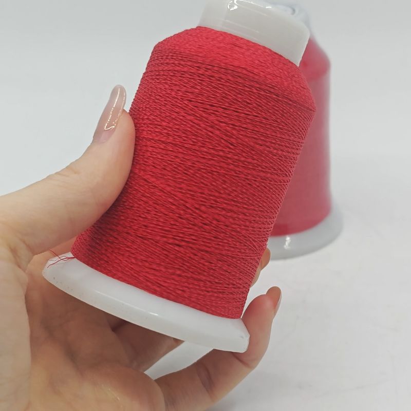 Pure Red Reflective Thread for Knitting (Sample)