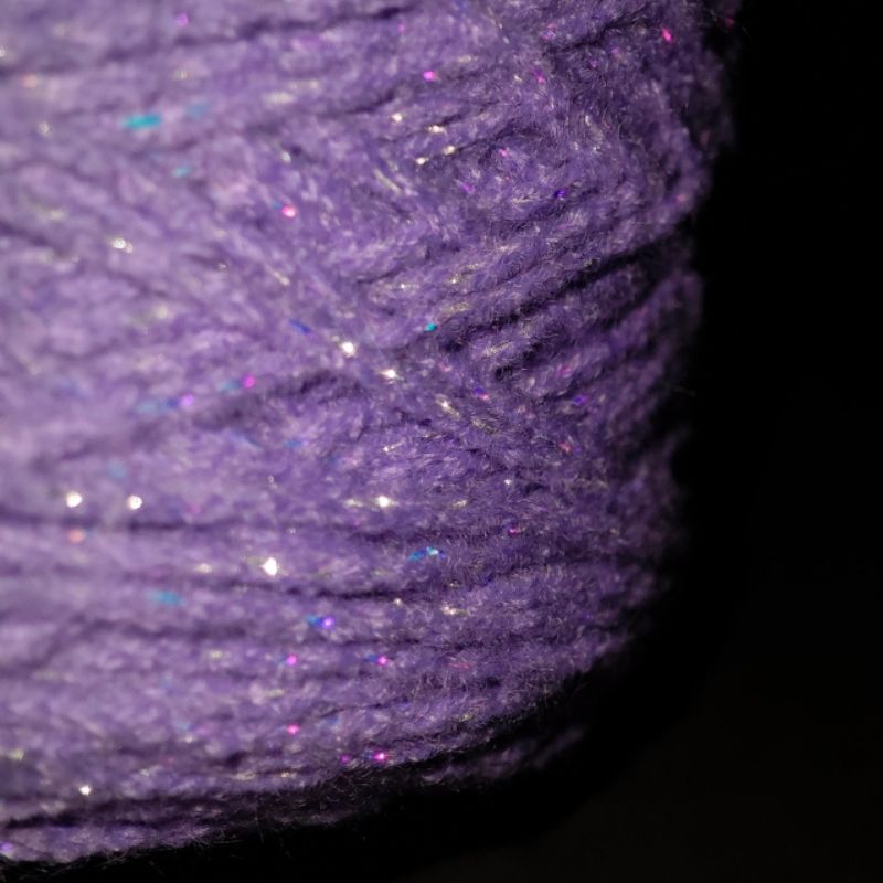 Rainbow Diamond Reflective Acrylic Fancy Dyable Yarn
