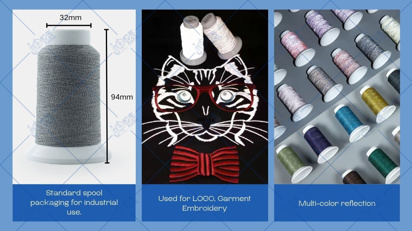 Reflective Embroidery Thread