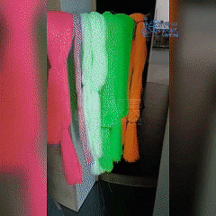 Glow in the dark fluorescent Fly Tying Material for fly fishing in bundle glow in the dark