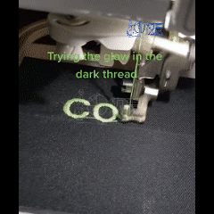 Metallic fluorescent Glow in the dark Embroidery Thread Kit (Custom label supported)