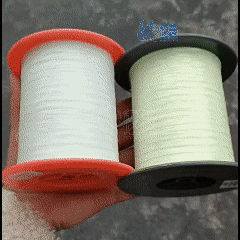 0.2mm High Brightness Luminous fluorescent Yarn glow green in the dark