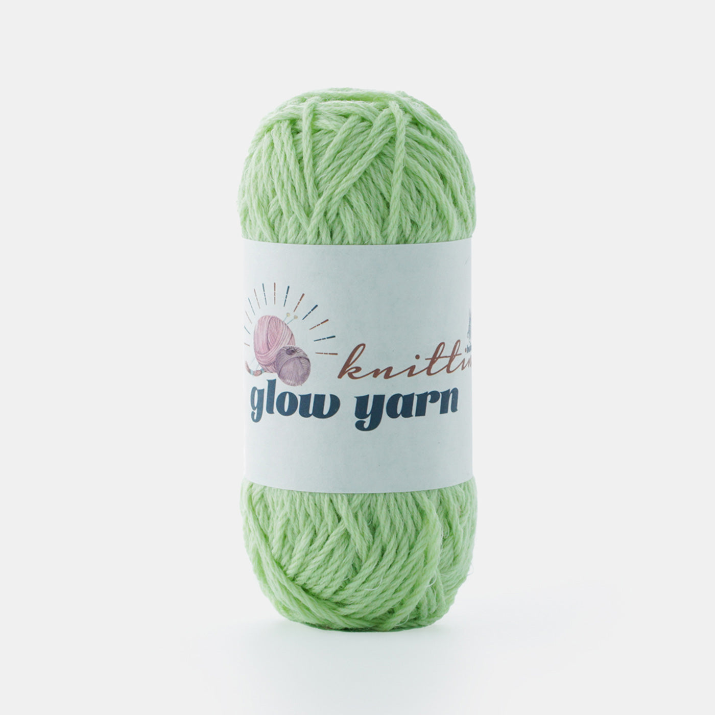 100% Wool Hand Knitting Glow in the Dark fluorescent Yarn-c18