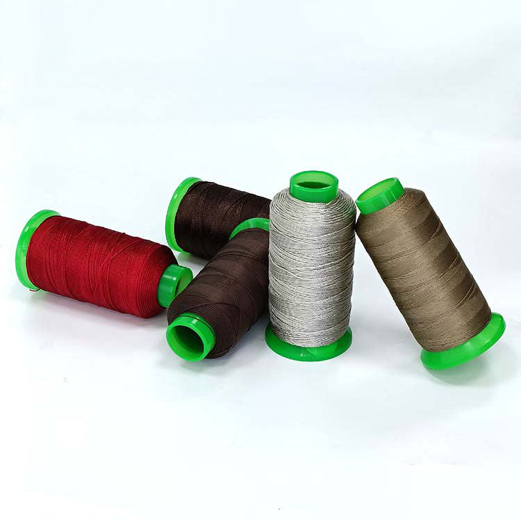 High quality 210D/3 polyester bonded sewing thread spool for strong stitches