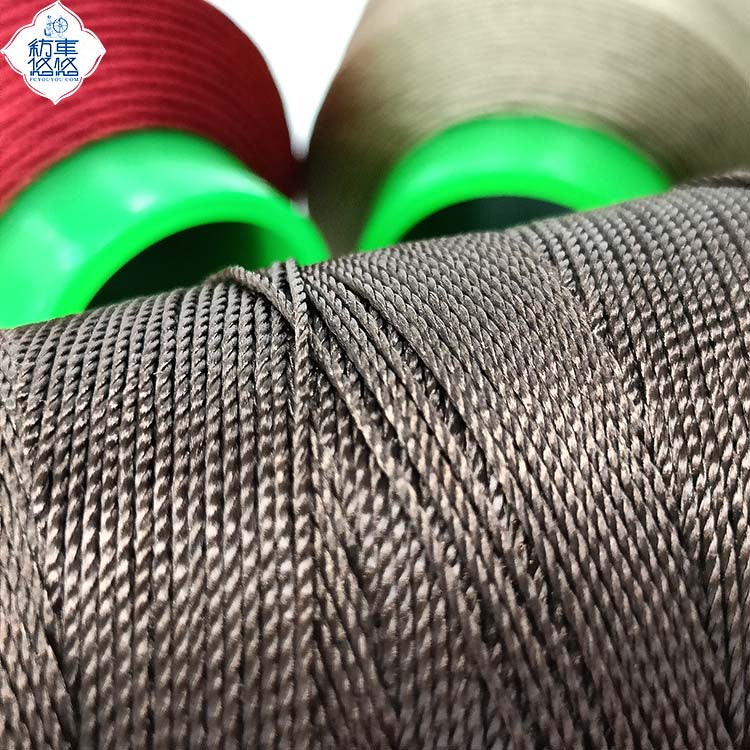 High quality 210D/3 polyester bonded sewing thread spool for strong stitches