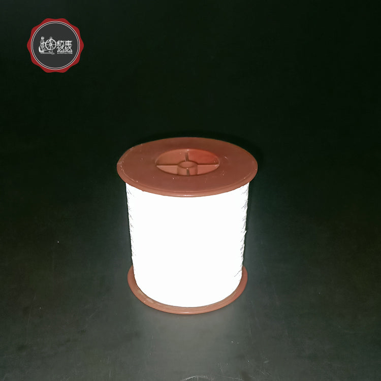 Double side reflective knitting yarn
