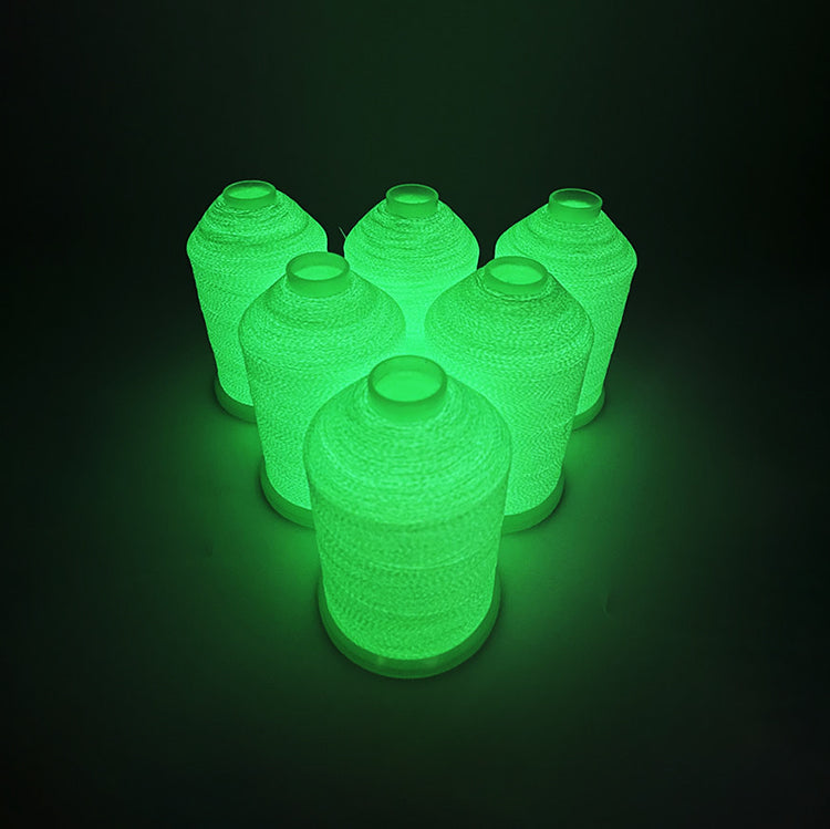 Glow in the dark fluorescent flyknitting yarn for industrial use(sample)