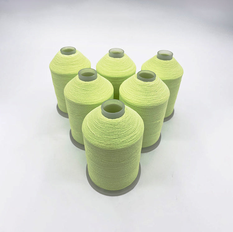 Glow in the dark fluorescent flyknitting yarn for industrial use(sample)