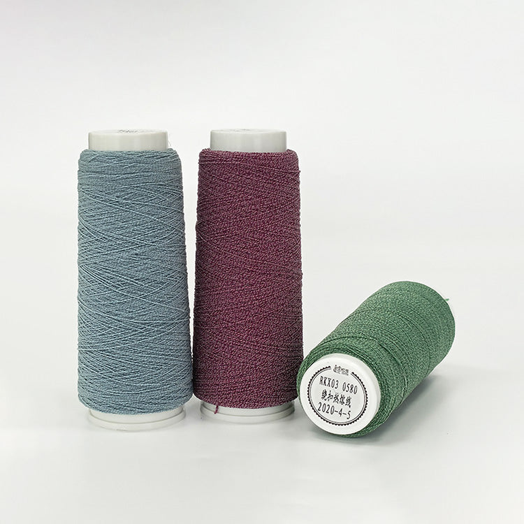 Hot melt button shank wrapping thread(sample)