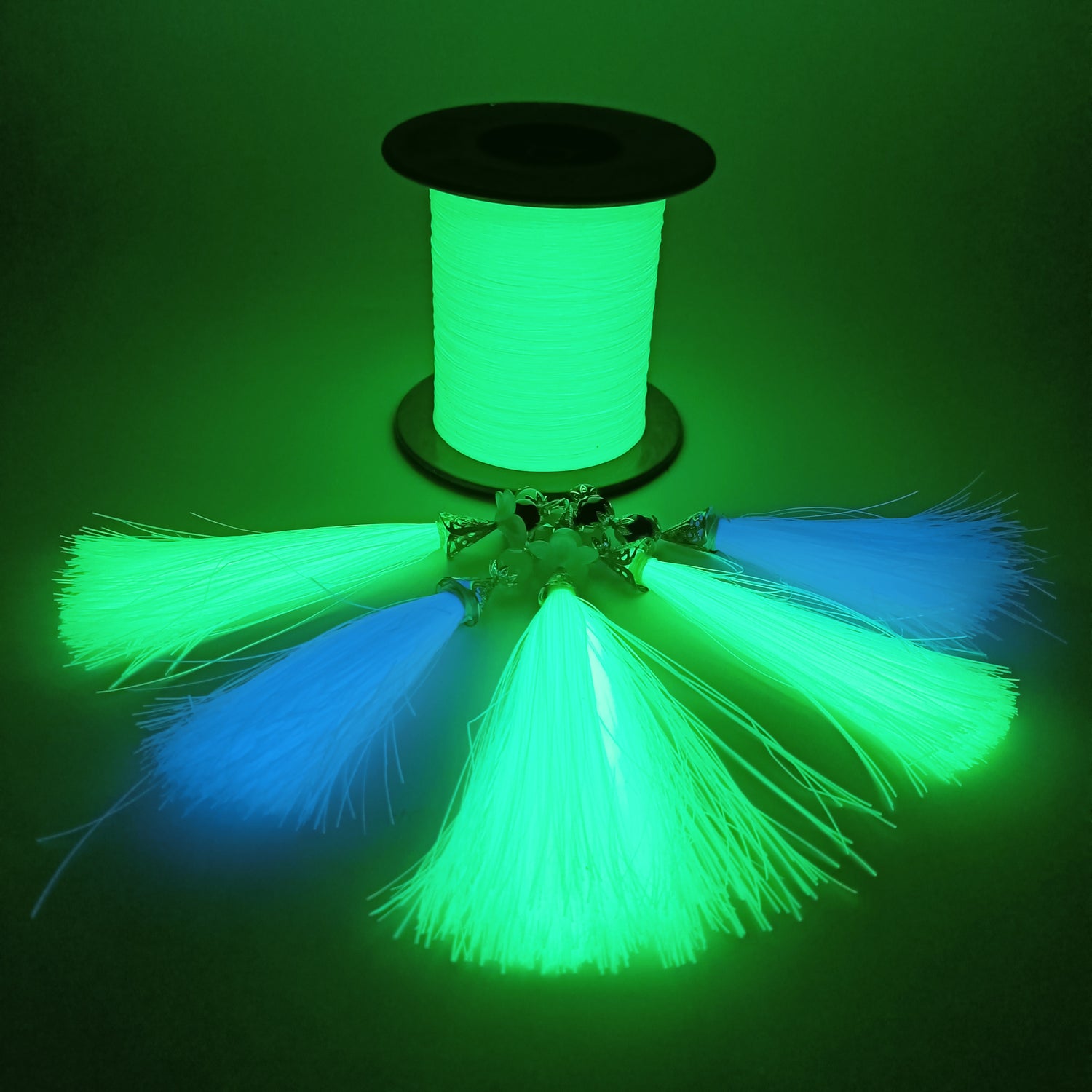 Glow in the dark yarn for Industrial