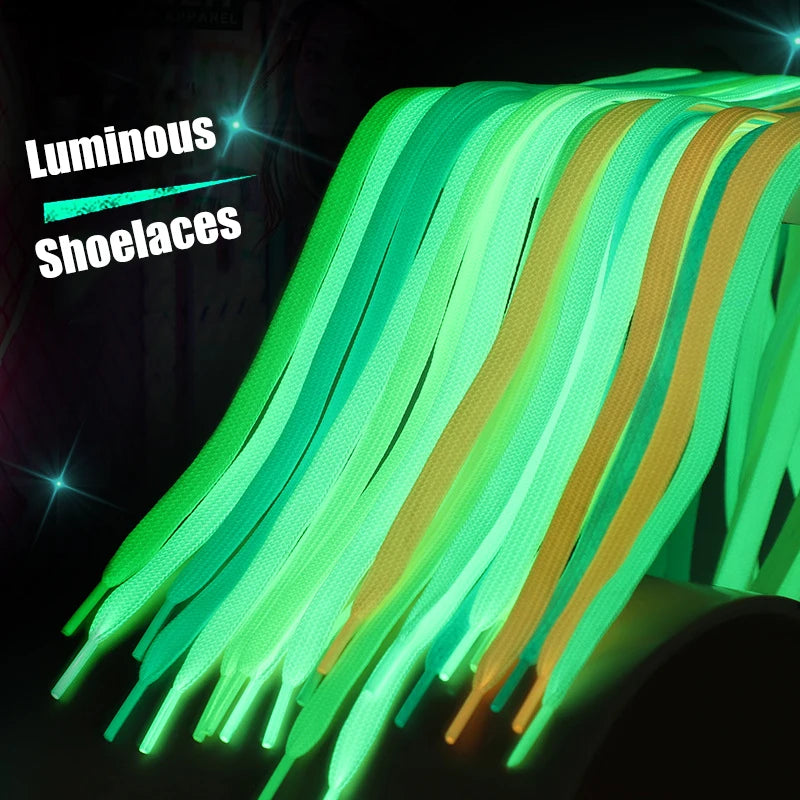 Glow in the dark shoelace