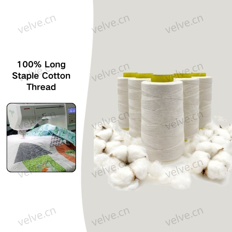 100% Long-Staple Cotton Sewing Thread