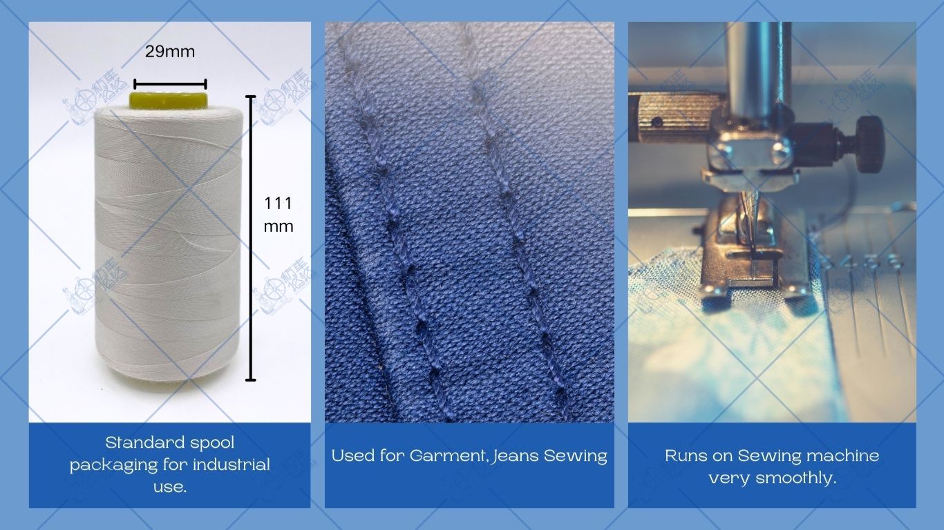 100% Recycled Polyester Sewing Thread