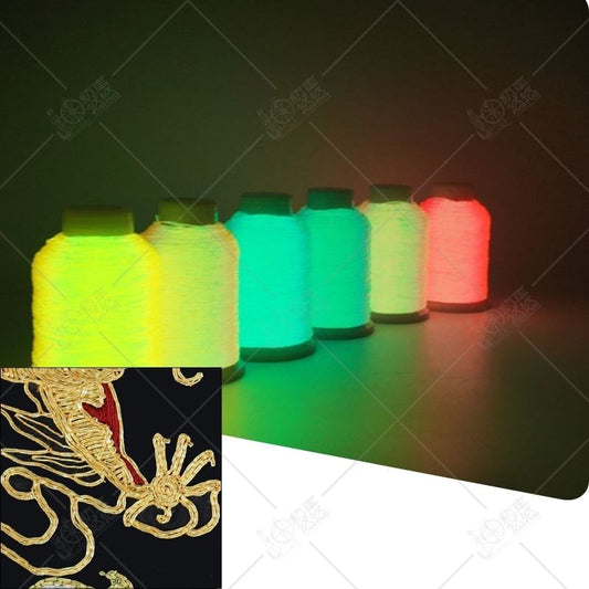 Sparkle Shine Multi-color Glow in the dark For Leather Sewing & Couching Stitch