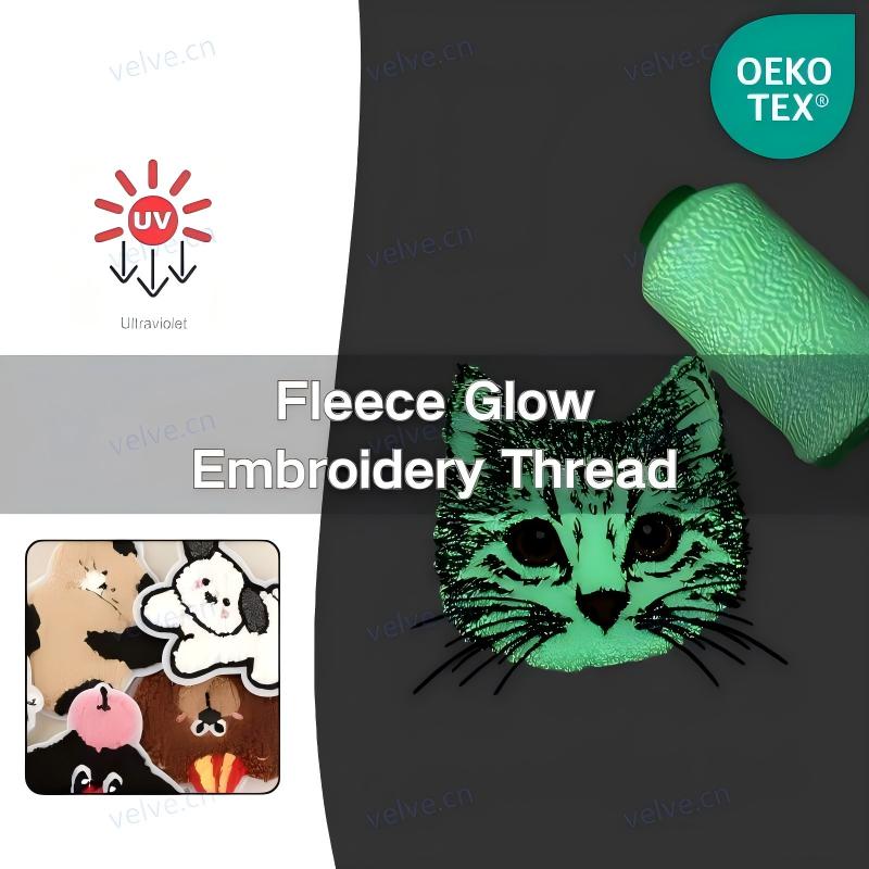 32s/2 Glow in the Dark Fleece Embroidery Thread