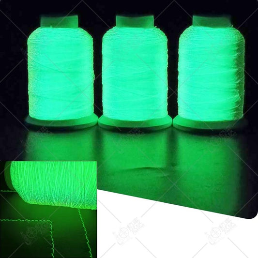 Glow in the Dark Fluorescent Leather Sewing Thread