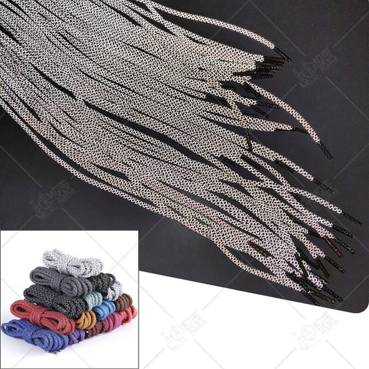 Round reflective shoelace