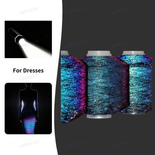 Rainbow Diamond Reflective Yarn