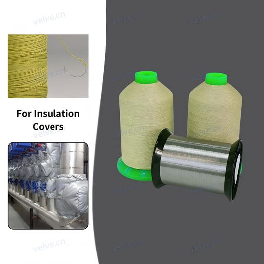 Aramid wrapped Steel Wire Sewing Thread