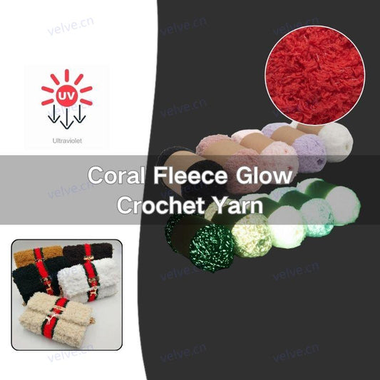 Coral Fleece Glow Crochet Yarn