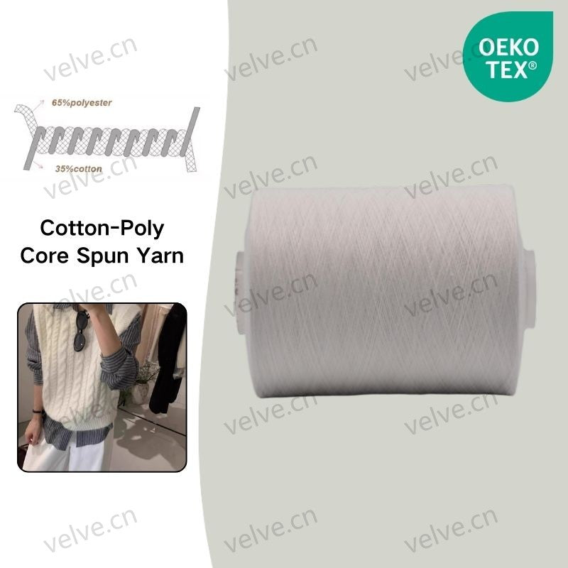 Cotton Polyester Core Spun Yarn – Velve
