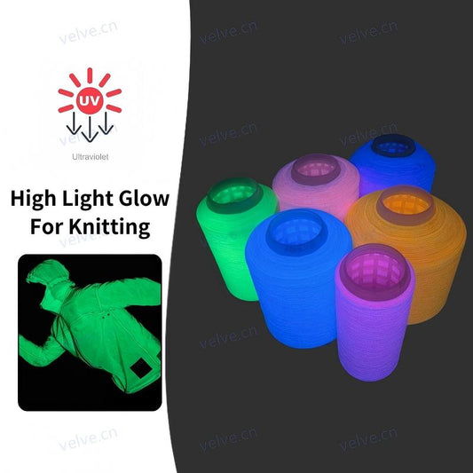 Glow in the Dark Fluorescent Knitting Yarn