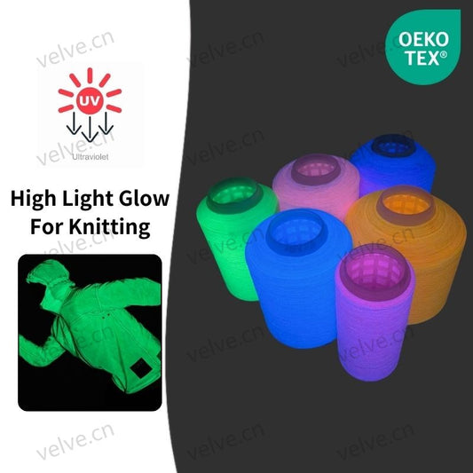 Glow in the Dark Fluorescent Knitting Yarn