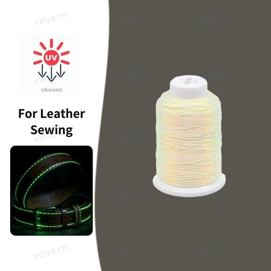 Glow in the Dark Fluorescent Leather Sewing Thread