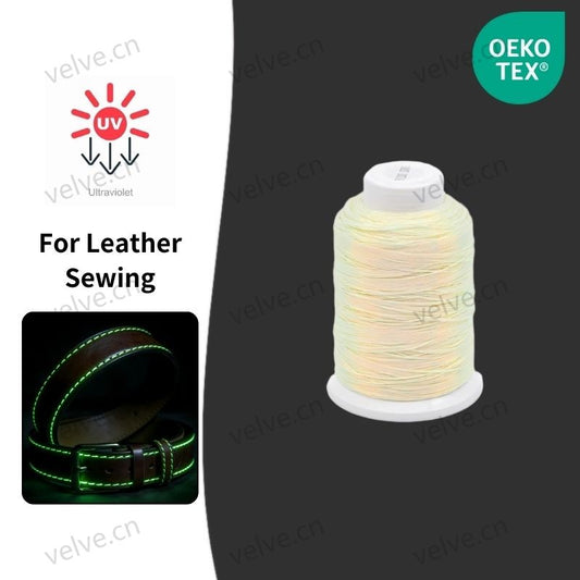 Glow in the Dark Fluorescent Leather Sewing Thread