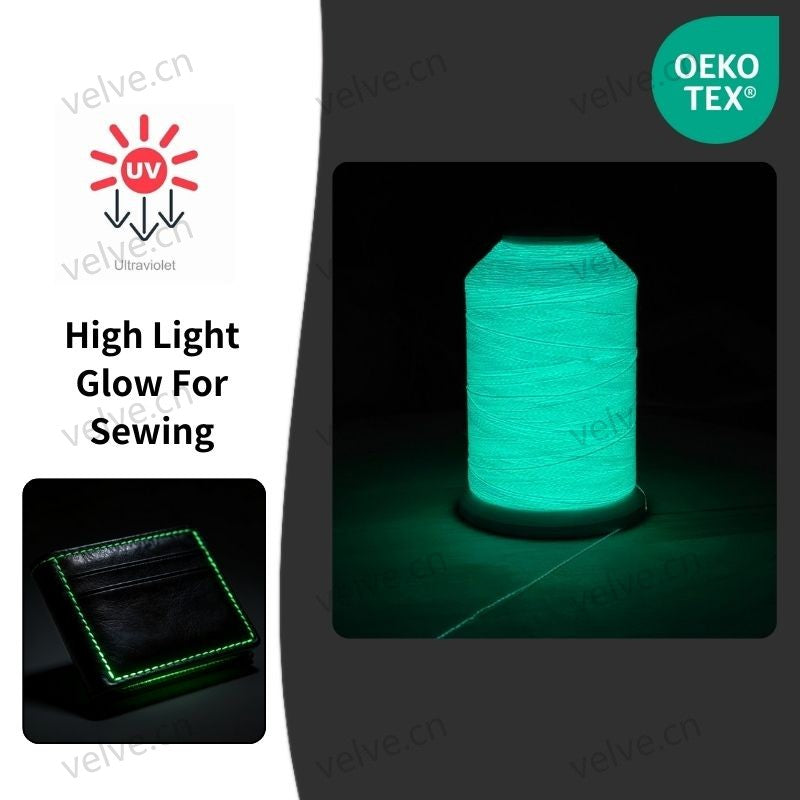 High Glow in the dark Fluorescent Sewing Thread