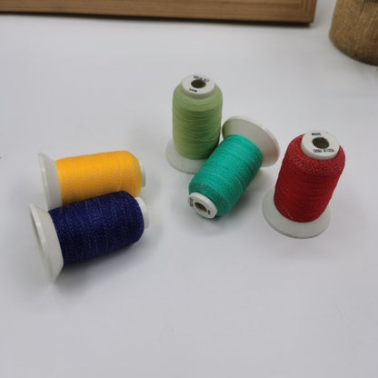 200m High Bright Glow in the dark fluorescent Embroidery Thread Kit (Custom label supported)