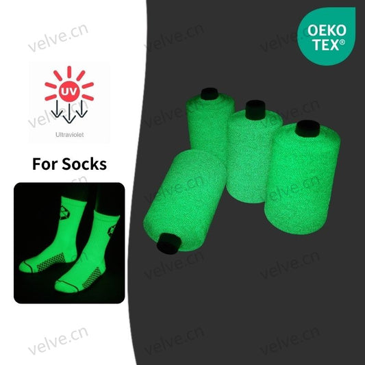 Luminous Elastic Yarn for Socks