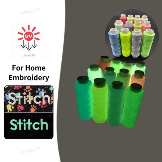 Luminous Fluorescent Embroidery Thread Kit