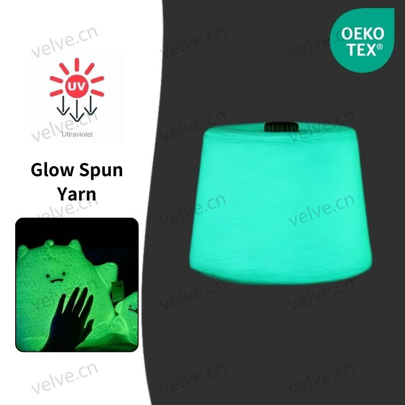 Luminous Staple Fiber Spun Yarn