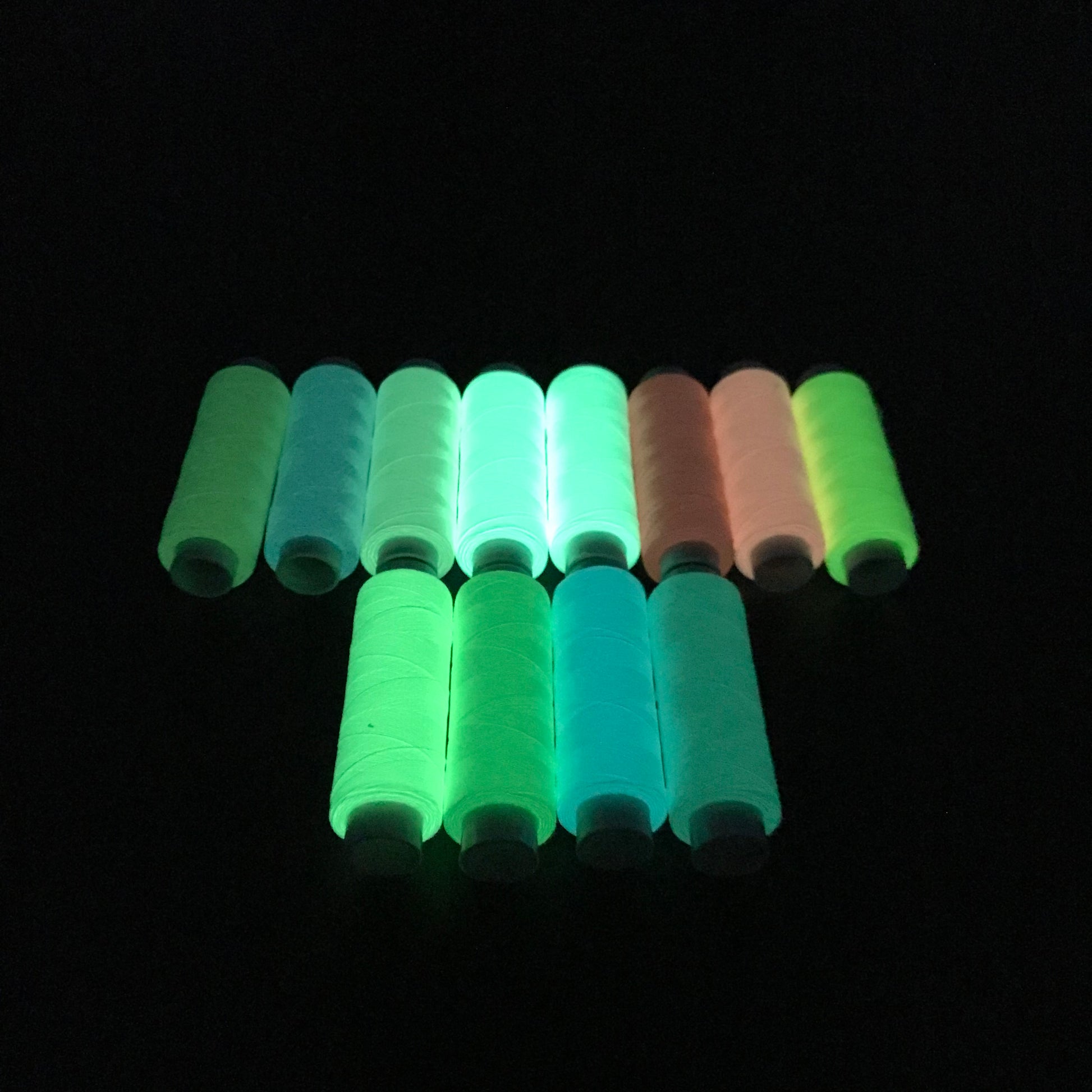 Luminous fluorescent Embroidery Thread Kit glow in the dark