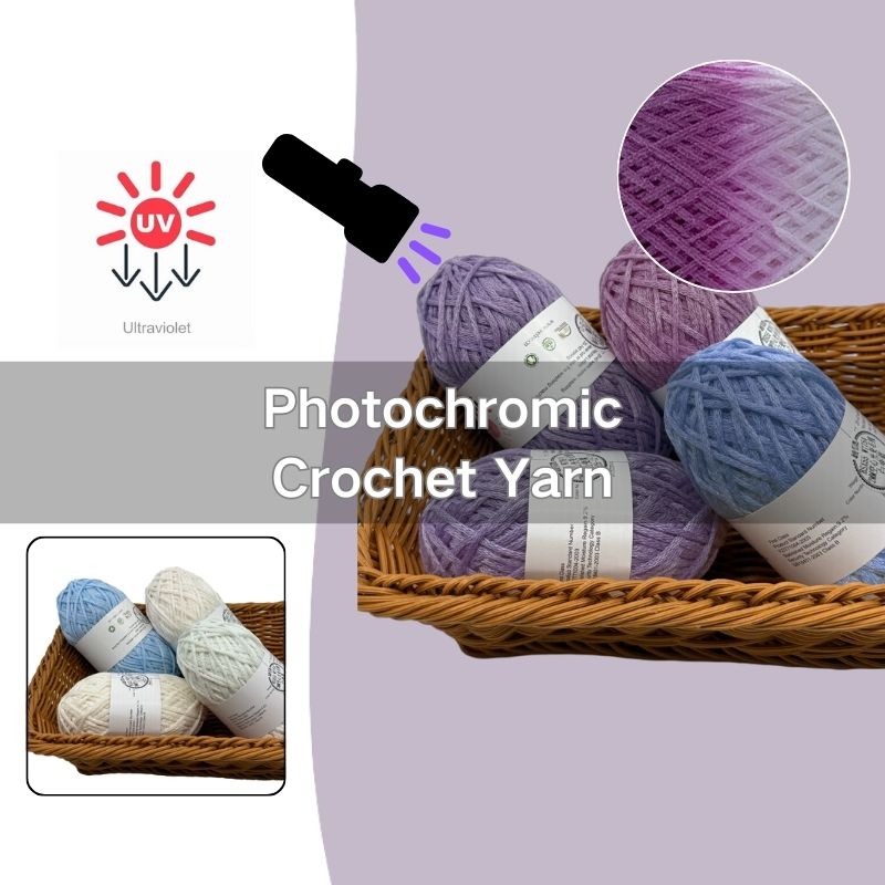 Photochromic Hollow Crochet Yarn