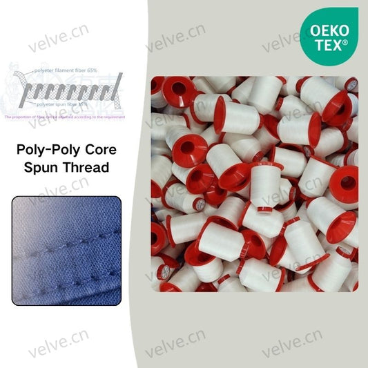 Poly Poly Cored Spun Thread