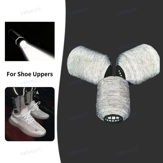 Reflective Flyknitting Yarn for Shoe Uppers
