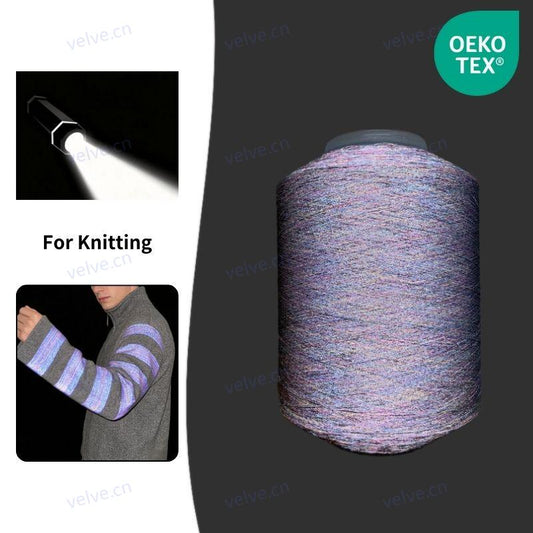 Reflective Rainbow Color Yarn