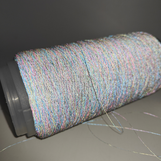 Reflective rainbow color yarn