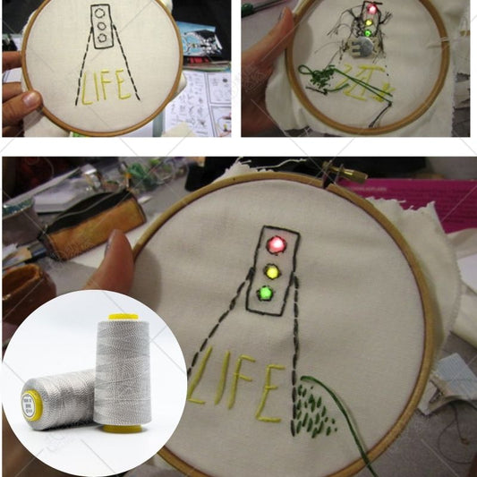 Staple fiber Conductive Blended Thread
