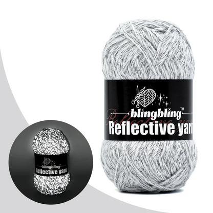 Milk cotton Acrylic Reflective Crochet Yarn